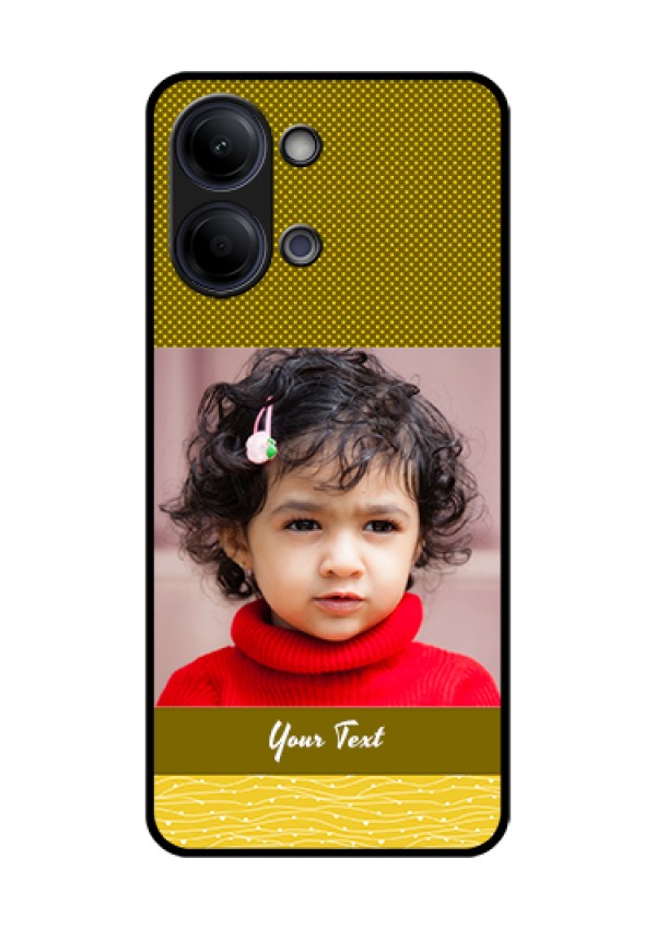 Vivo T5 Lite 44W 5G Custom Glass Phone Case - Simple Green Color Design