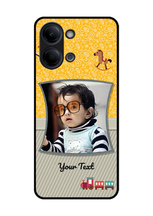 Vivo T5 Lite 44W 5G Custom Glass Phone Case - Baby Picture Upload Design