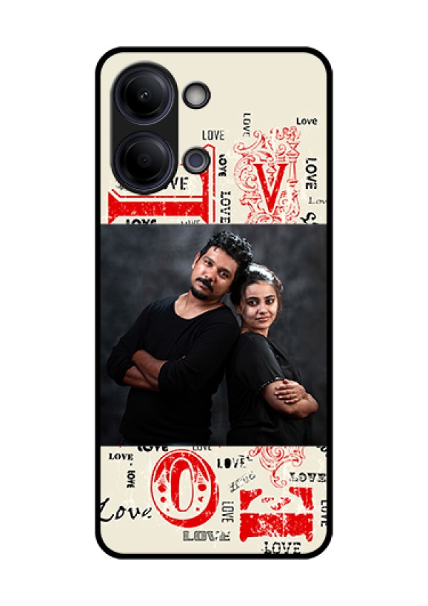 Vivo T5 Lite 44W 5G Custom Glass Phone Case - Trendy Love Design Case