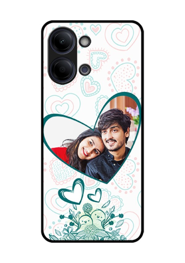 Vivo T5 Lite 44W 5G Custom Glass Phone Case - Premium Couple Design