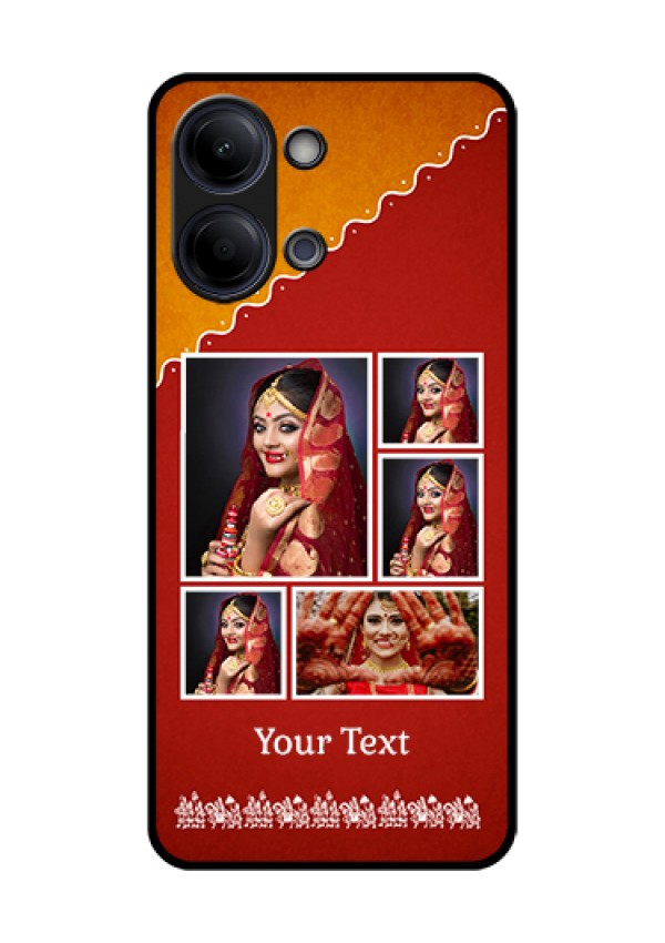Vivo T5 Lite 44W 5G Custom Glass Phone Case - Wedding Pic Upload Design