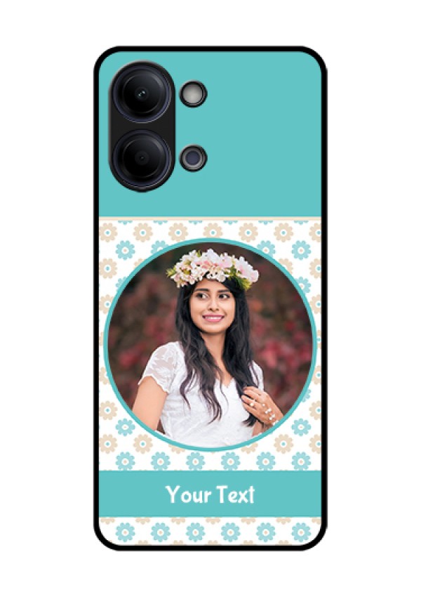 Vivo T5 Lite 44W 5G Custom Glass Phone Case - Beautiful Flowers Design
