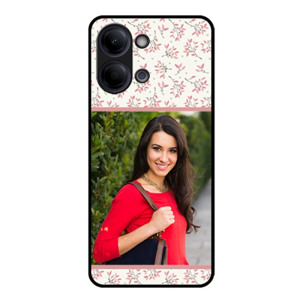 Vivo T5 Lite 44W 5G Custom Glass Phone Case - Stunning Floral Design