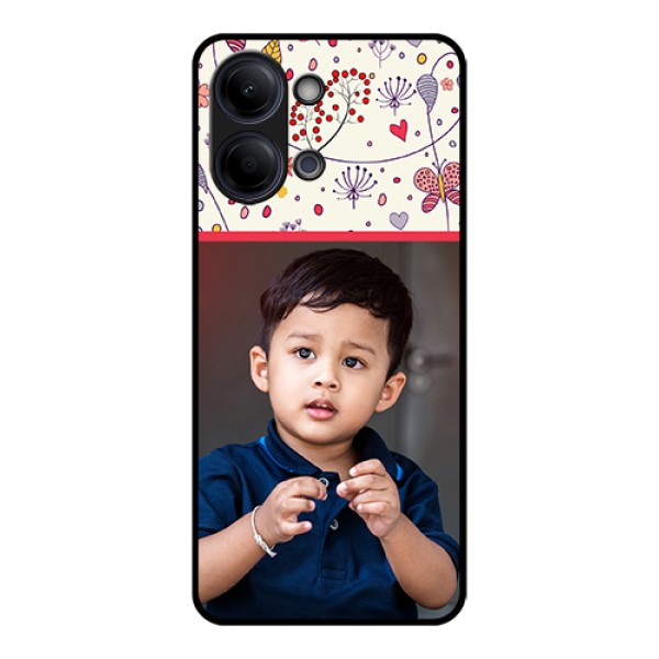 Vivo T5 Lite 44W 5G Custom Glass Phone Case - Premium Floral Design