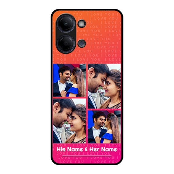 Vivo T5 Lite 44W 5G Custom Glass Phone Case - I Love You Pink Design Vivo T5 Lite 44W 5G Custom Glass Phone Case - I Love You Pink Design