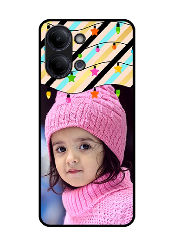 Vivo T5 Lite 44W 5G Custom Glass Phone Case - Lights Hanging Design