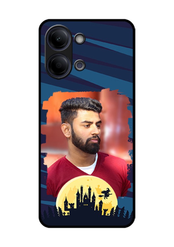 Vivo T5 Lite 44W 5G Custom Glass Phone Case - Halloween Witch Design