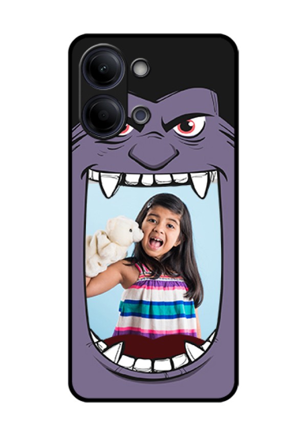 Vivo T5 Lite 44W 5G Custom Glass Phone Case - Angry Monster Design