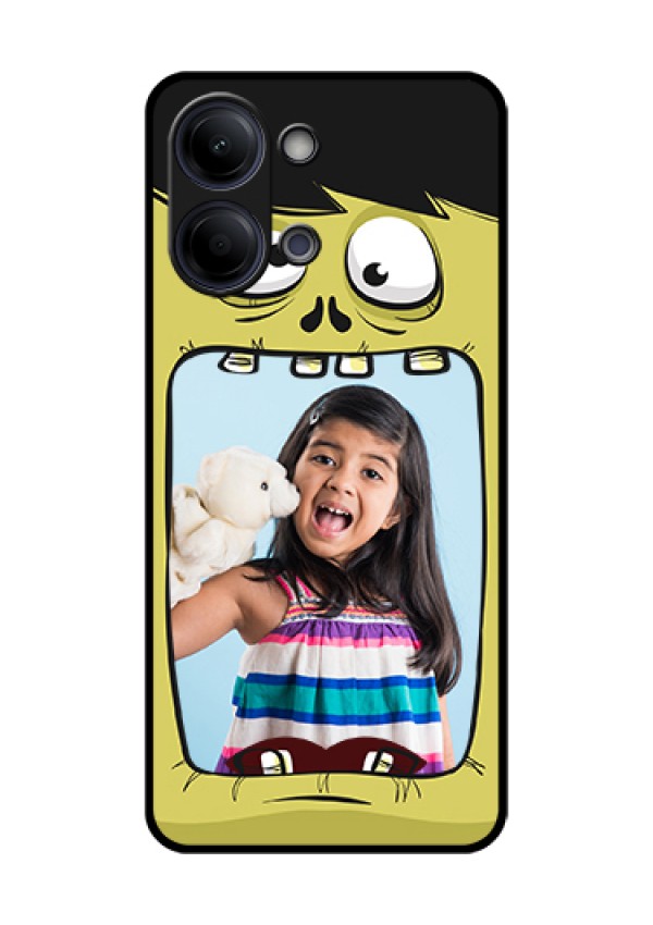 Vivo T5 Lite 44W 5G Custom Glass Phone Case - Cartoon Monster Back Case Design