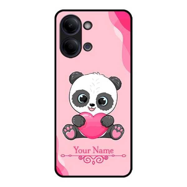 Vivo T5 Lite 44W 5G Custom Glass Phone Case - Cute Panda Design