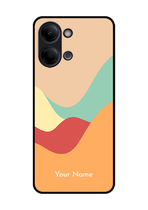 Vivo T5 Lite 44W 5G Custom Glass Phone Case - Ocean Waves Multi - Colour Design