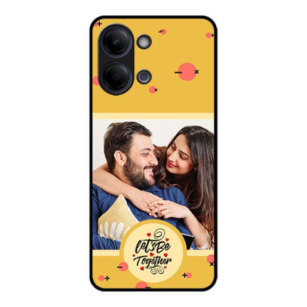 Vivo T5 Lite 44W 5G Custom Glass Phone Case - Lets Be Together Design