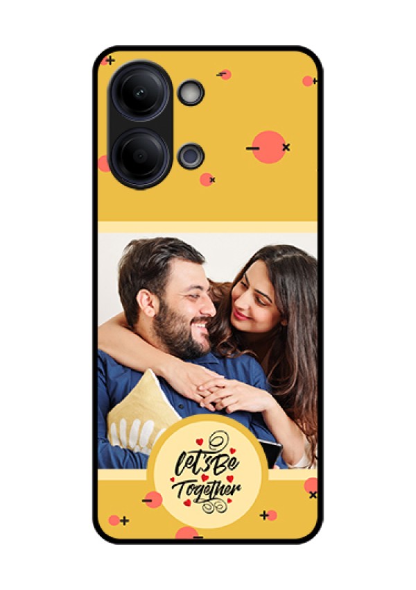 Vivo T5 Lite 44W 5G Custom Glass Phone Case - Lets Be Together Design