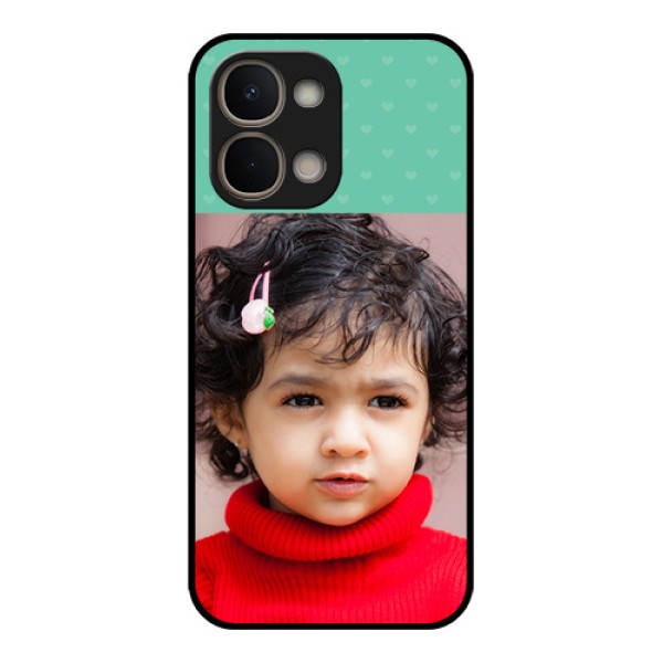 Vivo T5X 5G Custom Glass Phone Case - Lovers Picture Design