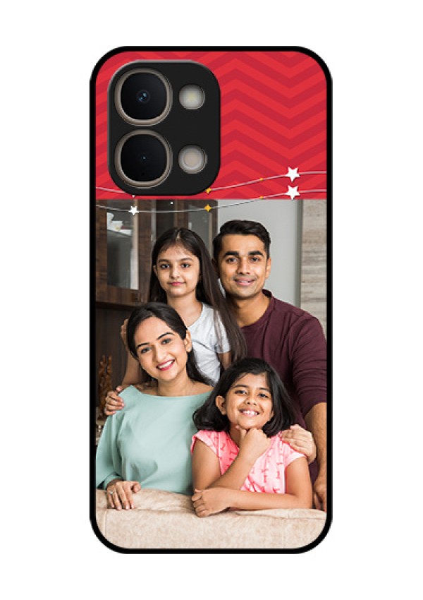 Vivo T5X 5G Custom Glass Phone Case - Happy Family Design