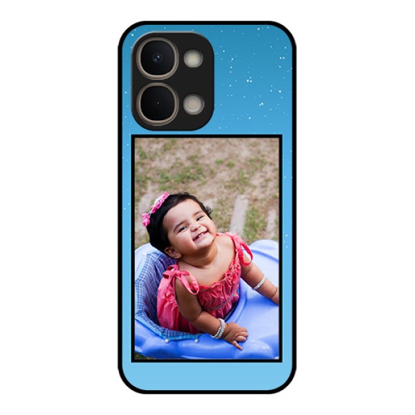 Vivo T5X 5G Custom Glass Phone Case - Wave Pattern Colorful Design