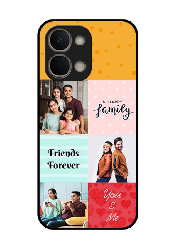 Vivo T5X 5G Custom Glass Phone Case - Images With Quotes Design