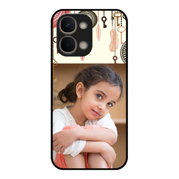 Vivo T5X 5G Custom Glass Phone Case - Boho Style Design