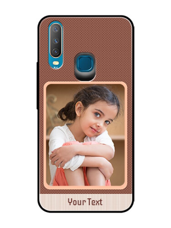 Custom Vivo U10 Custom Glass Phone Case  - Simple Pic Upload Design
