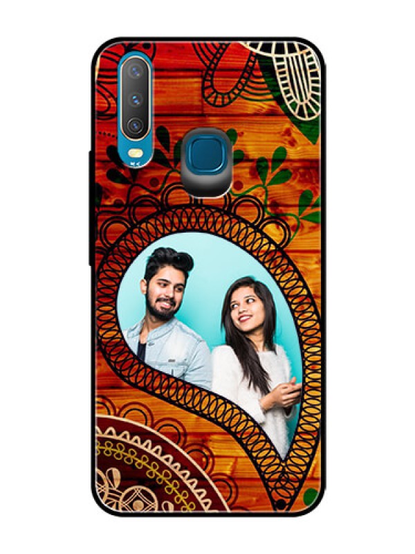 Custom Vivo U10 Personalized Glass Phone Case  - Abstract Colorful Design