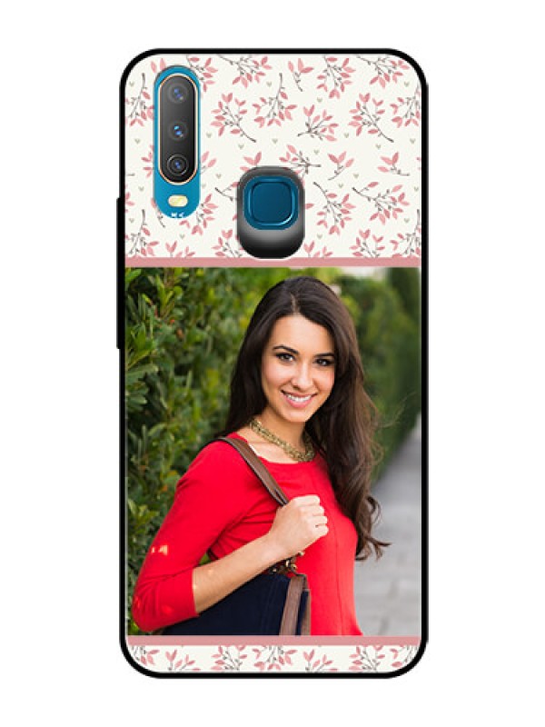 Custom Vivo U10 Custom Glass Phone Case  - Premium Floral Design