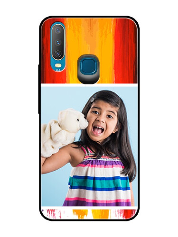 Custom Vivo U10 Personalized Glass Phone Case  - Multi Color Design