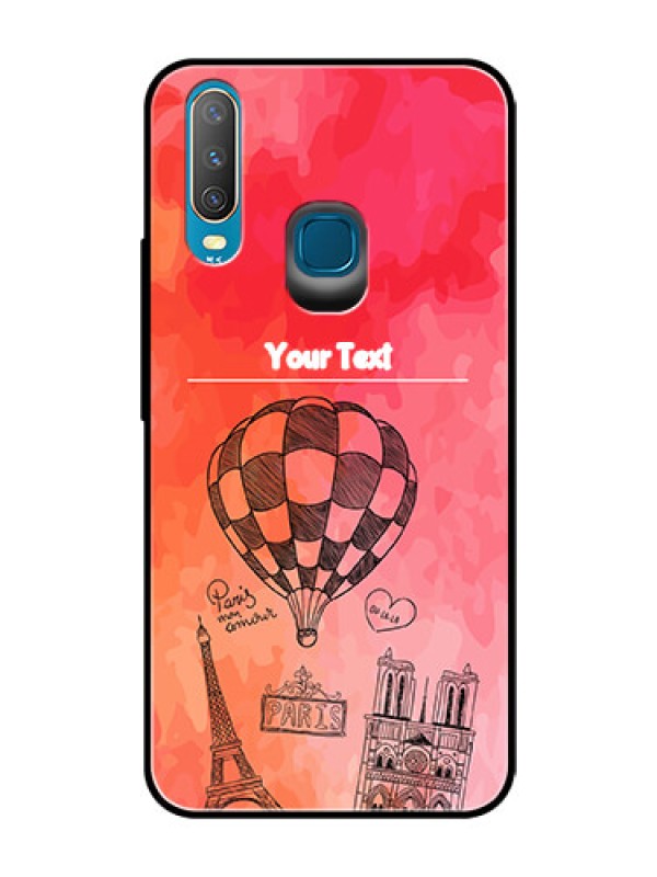 Custom Vivo U10 Custom Glass Phone Case  - Paris Theme Design