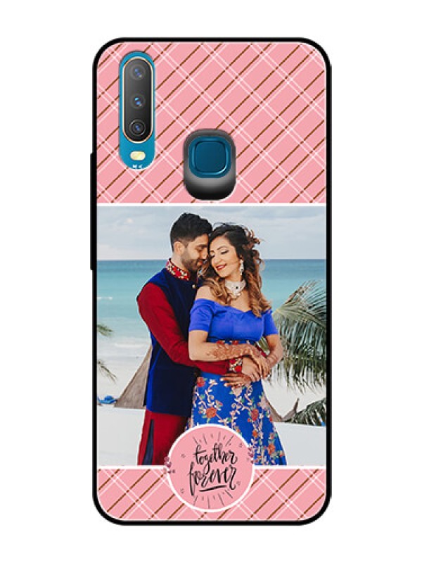Custom Vivo U10 Personalized Glass Phone Case  - Together Forever Design