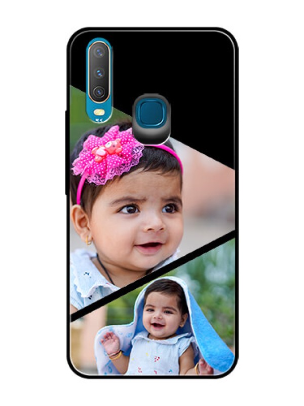 Custom Vivo U10 Custom Glass Phone Case  - Semi Cut Design