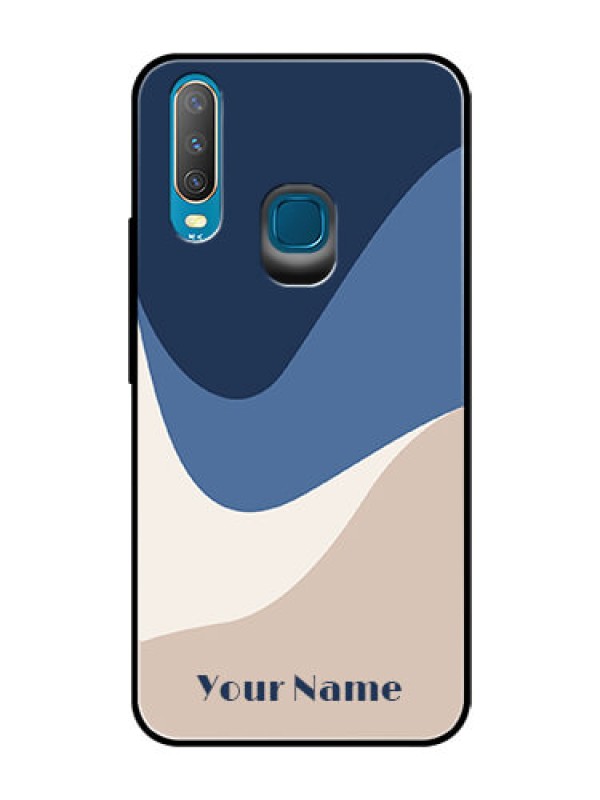 Custom Vivo U10 Custom Glass Phone Case - Abstract Drip Art Design