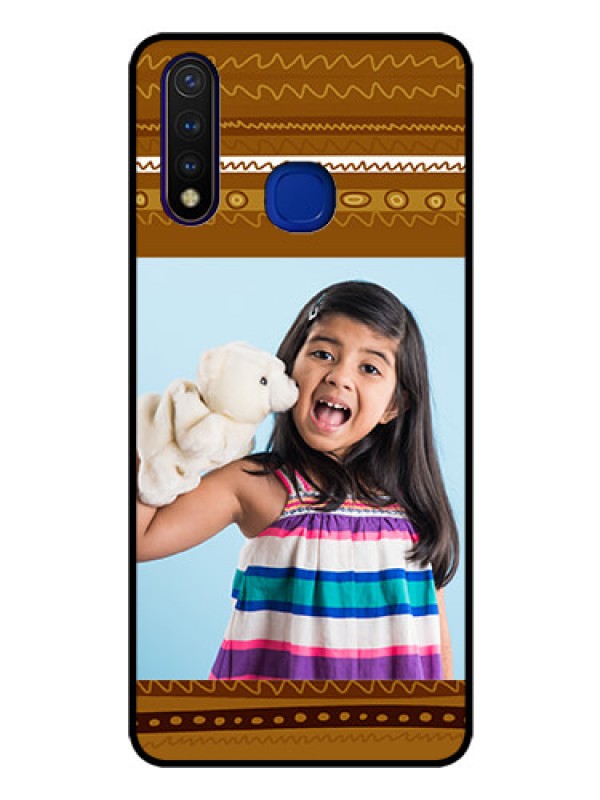 Custom Vivo U20 Custom Glass Phone Case  - Friends Picture Upload Design 