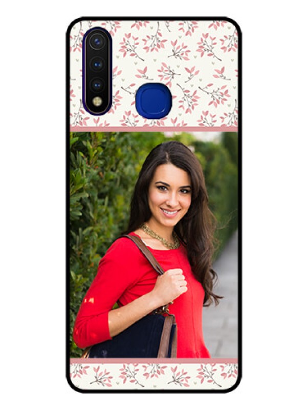Custom Vivo U20 Custom Glass Phone Case  - Premium Floral Design