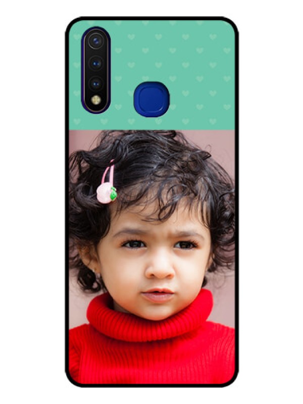 Custom Vivo U20 Custom Glass Phone Case  - Lovers Picture Design