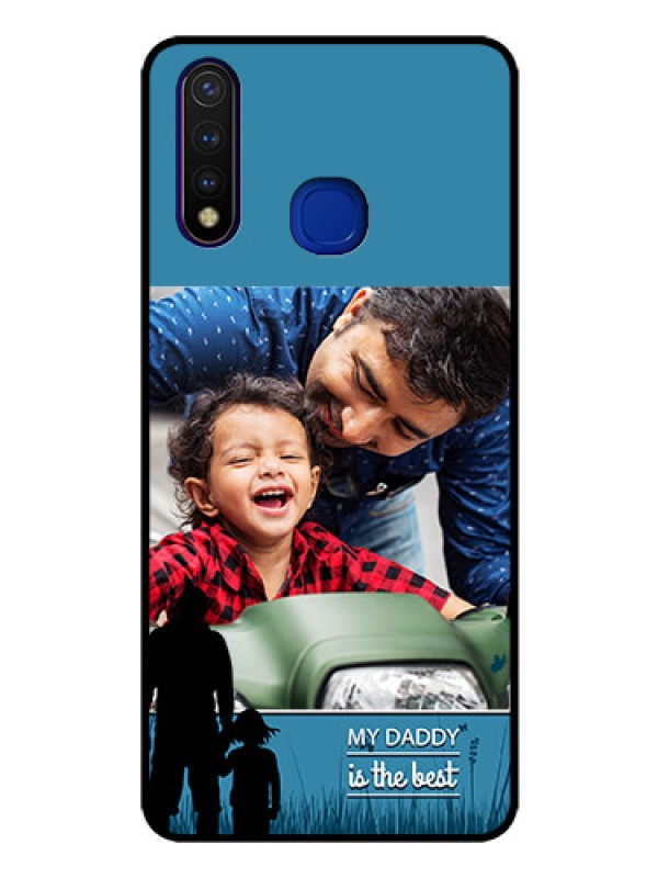 Custom Vivo U20 Custom Glass Mobile Case  - Best dad design 