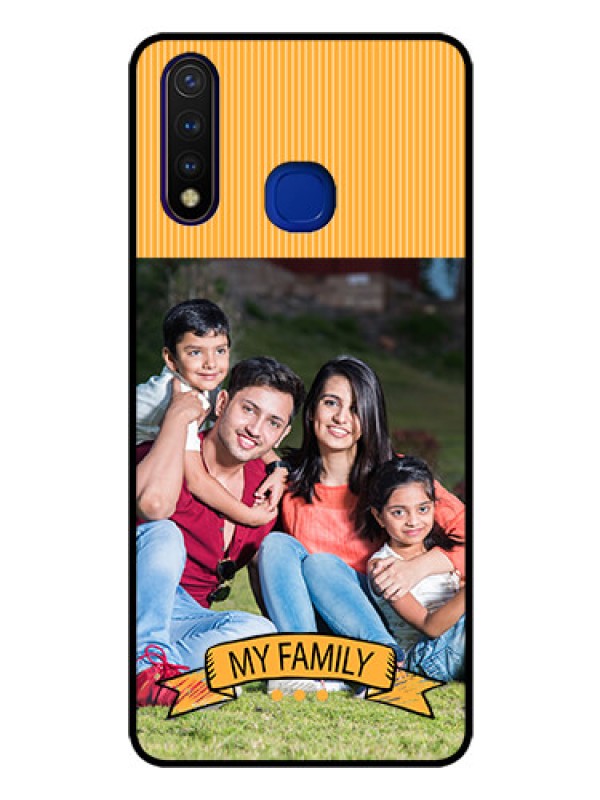 Custom Vivo U20 Custom Glass Phone Case  - My Family Design
