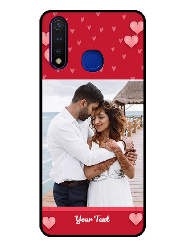 Custom Vivo U20 Custom Glass Phone Case  - Valentines Day Design