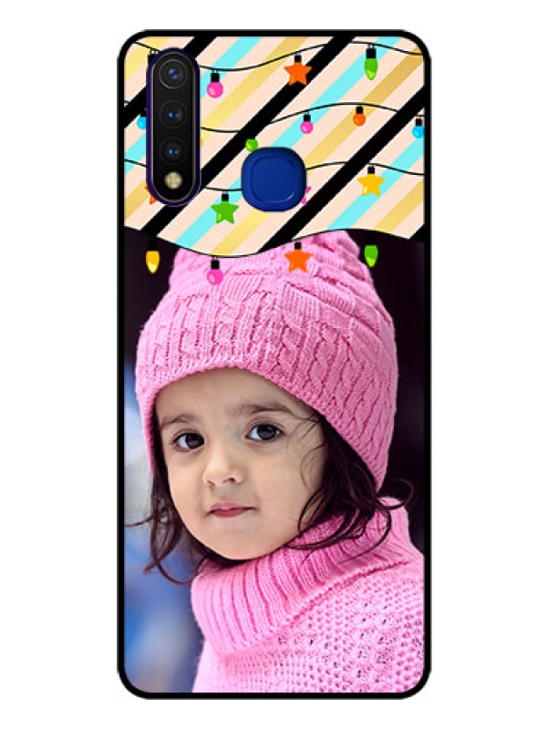 Custom Vivo U20 Custom Glass Mobile Case  - Lights Hanging Design