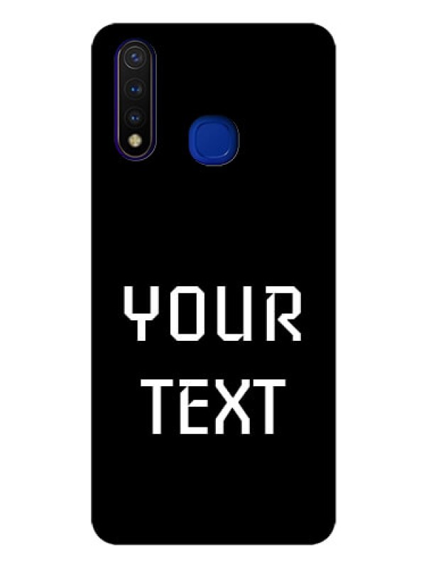 Custom Vivo U20 Your Name on Glass Phone Case