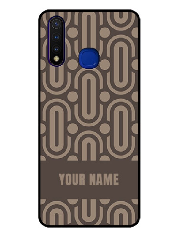 Custom Vivo U20 Custom Glass Phone Case - Captivating Zero Pattern Design