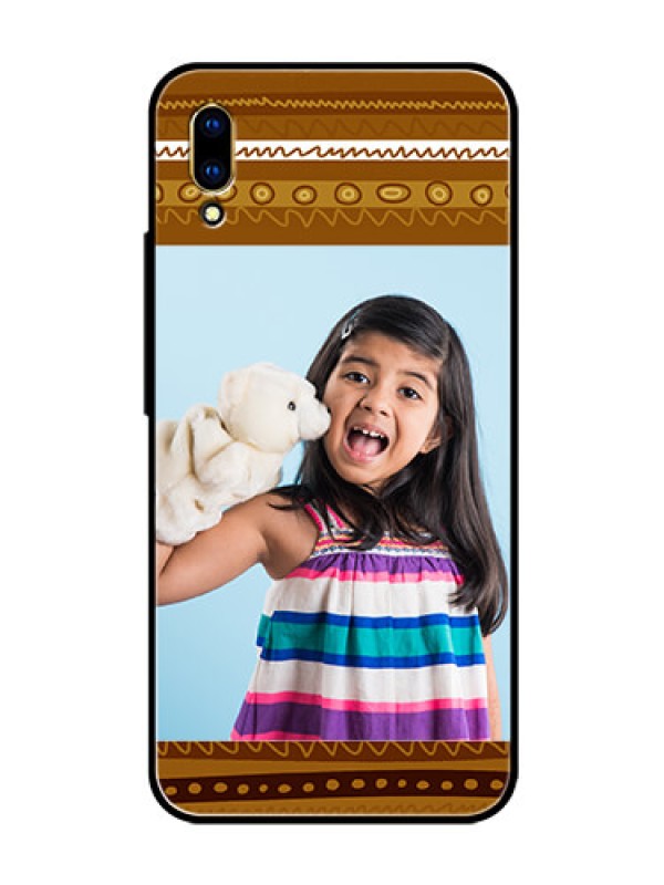 Custom Vivo V11 Pro Custom Glass Phone Case  - Friends Picture Upload Design 