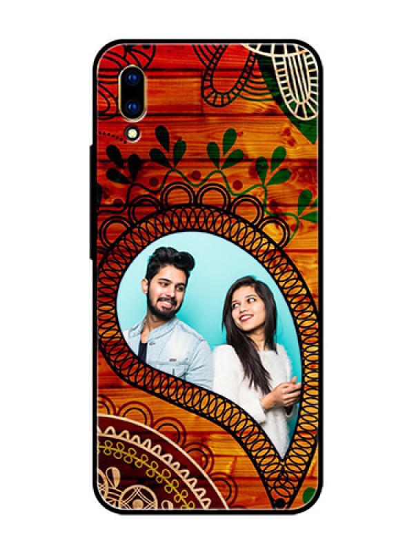 Custom Vivo V11 Pro Personalized Glass Phone Case  - Abstract Colorful Design