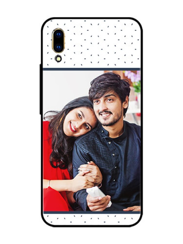 Custom Vivo V11 Pro Personalized Glass Phone Case  - Premium Dot Design