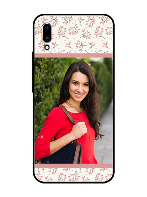 Custom Vivo V11 Pro Custom Glass Phone Case  - Premium Floral Design