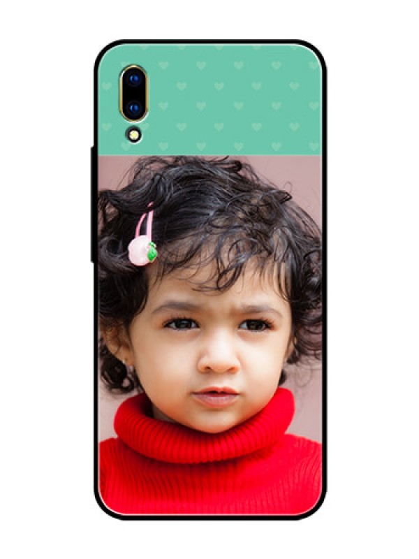 Custom Vivo V11 Pro Custom Glass Phone Case  - Lovers Picture Design