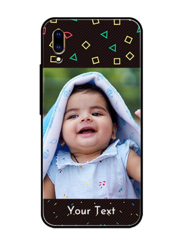 Custom Vivo V11 Pro Custom Glass Phone Case  - with confetti birthday design