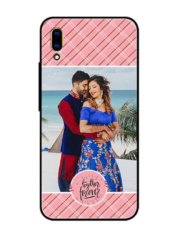 Custom Vivo V11 Pro Personalized Glass Phone Case  - Together Forever Design
