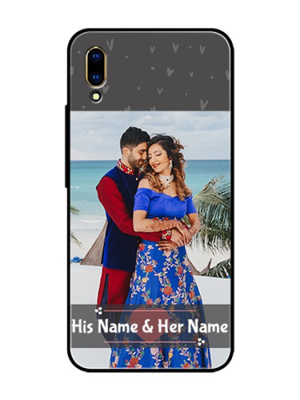 Custom Vivo V11 Pro Custom Glass Mobile Case  - Buy Love Design with Photo Online