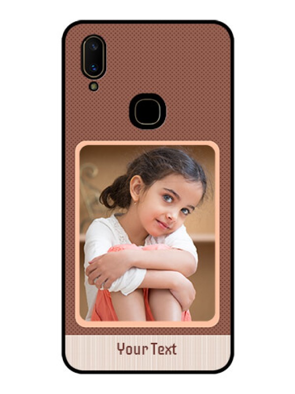 Custom Vivo V11 Custom Glass Phone Case  - Simple Pic Upload Design