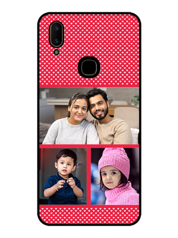 Custom Vivo V11 Personalized Glass Phone Case  - Bulk Pic Upload Design