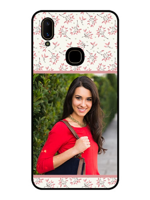 Custom Vivo V11 Custom Glass Phone Case  - Premium Floral Design